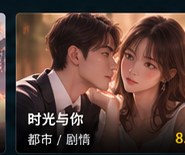 黄果短剧 漫画《时光与你》短剧海报